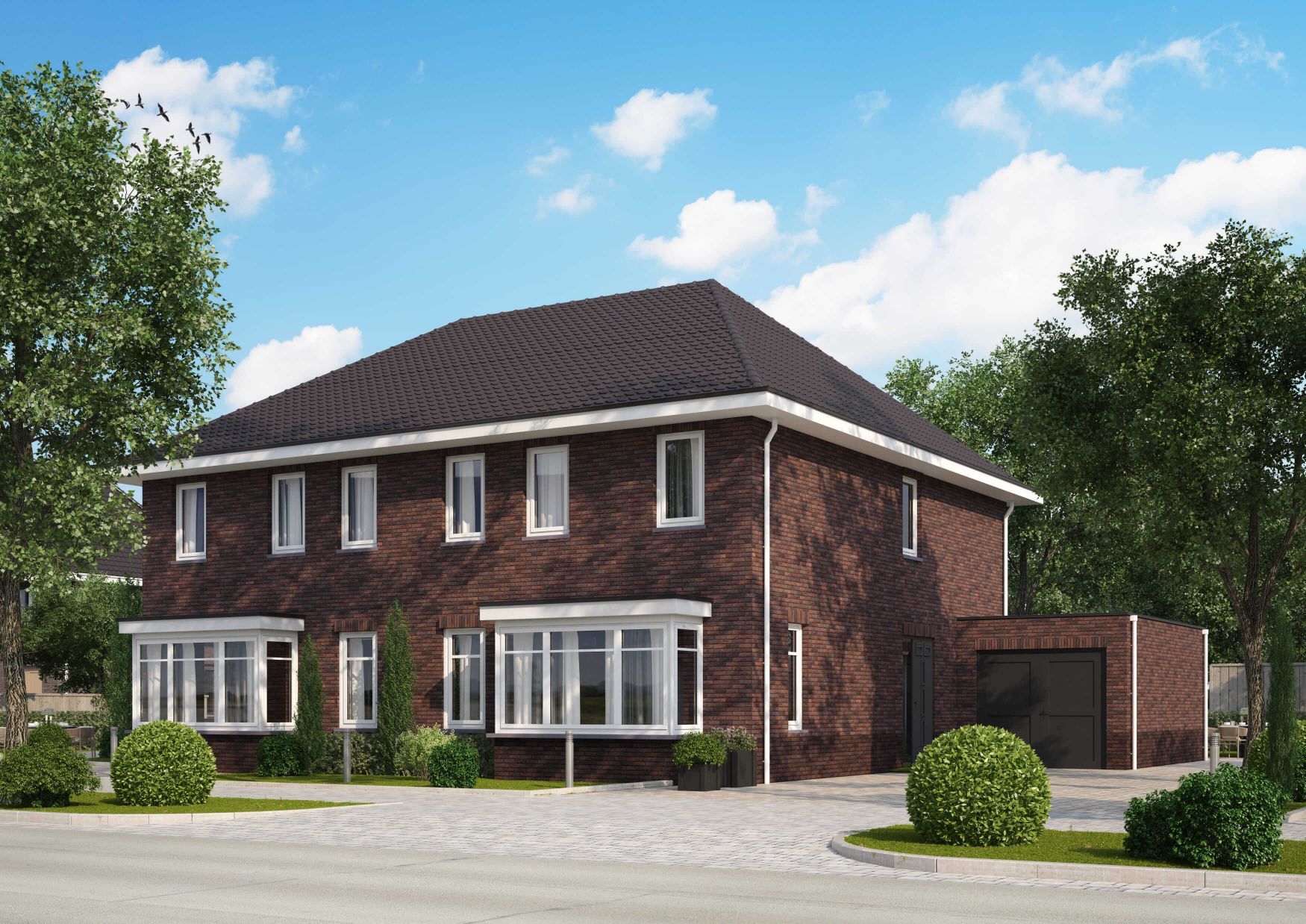 energieneutrale woning bouwen concepttekening